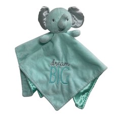Baby Starters Dream Big Elephant Lovey 13" Security Blanket Rattle Satin 2020