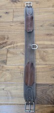Leather Back Cinch Rear Girth Western Horse Tack Chocolate Brown
