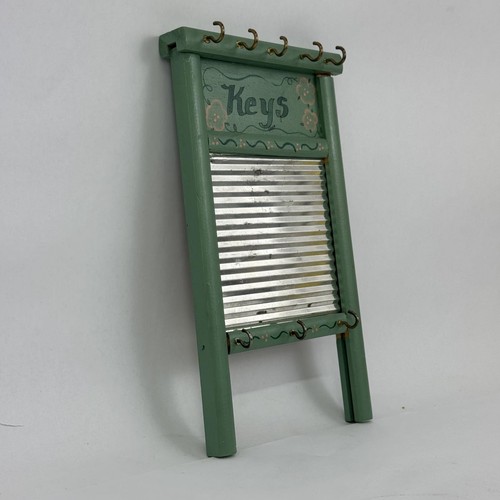 Porte Clé Mural Tableau Agenda Planche à Laver Rack Support pour Clés et Petits - Photo 2 sur 5