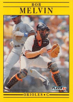 1991 Fleer - Bob Melvin #482 