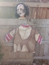 Halloween   Frankenstein Monster Costume Lg, 46-48, Back Zipper Latex Head Pc  