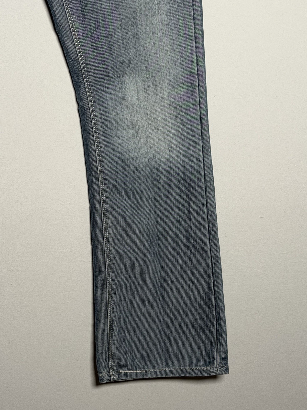 Levi’s 527 Mens W30 L30 Blue Grey Bootcut Jeans Y2K Zip Pockets Utility image 5