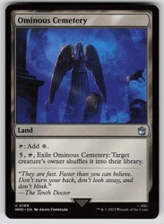 Ominous Cemetery #189 Universes Beyond: Doctor Who