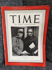 TIME Magazine April 29, 1940 - Sweden's Dynasty Cover - WWII Neutrality