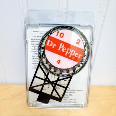 Miller Engineering 2681 Dr. Pepper Animated Neon Sign Billboard