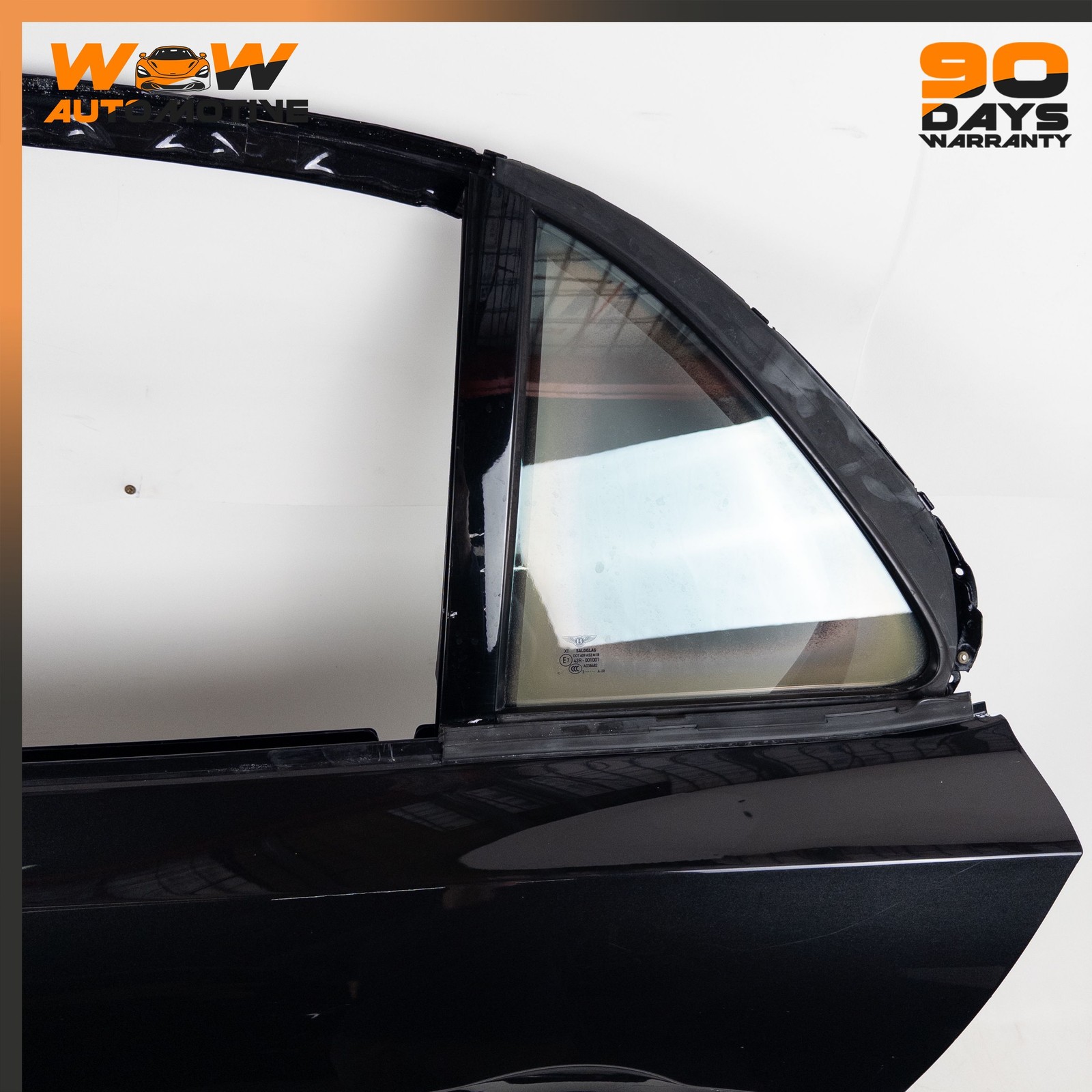 14-19 BENTLEY FLYING SPUR REAR LEFT DRIVER SIDE DOOR SHELL PANEL BLACK OEM
