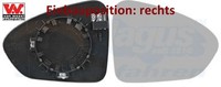 VAN Wezel 1717838 Spiegelglas FüR AußEnspiegel Rechts FüR Fiat