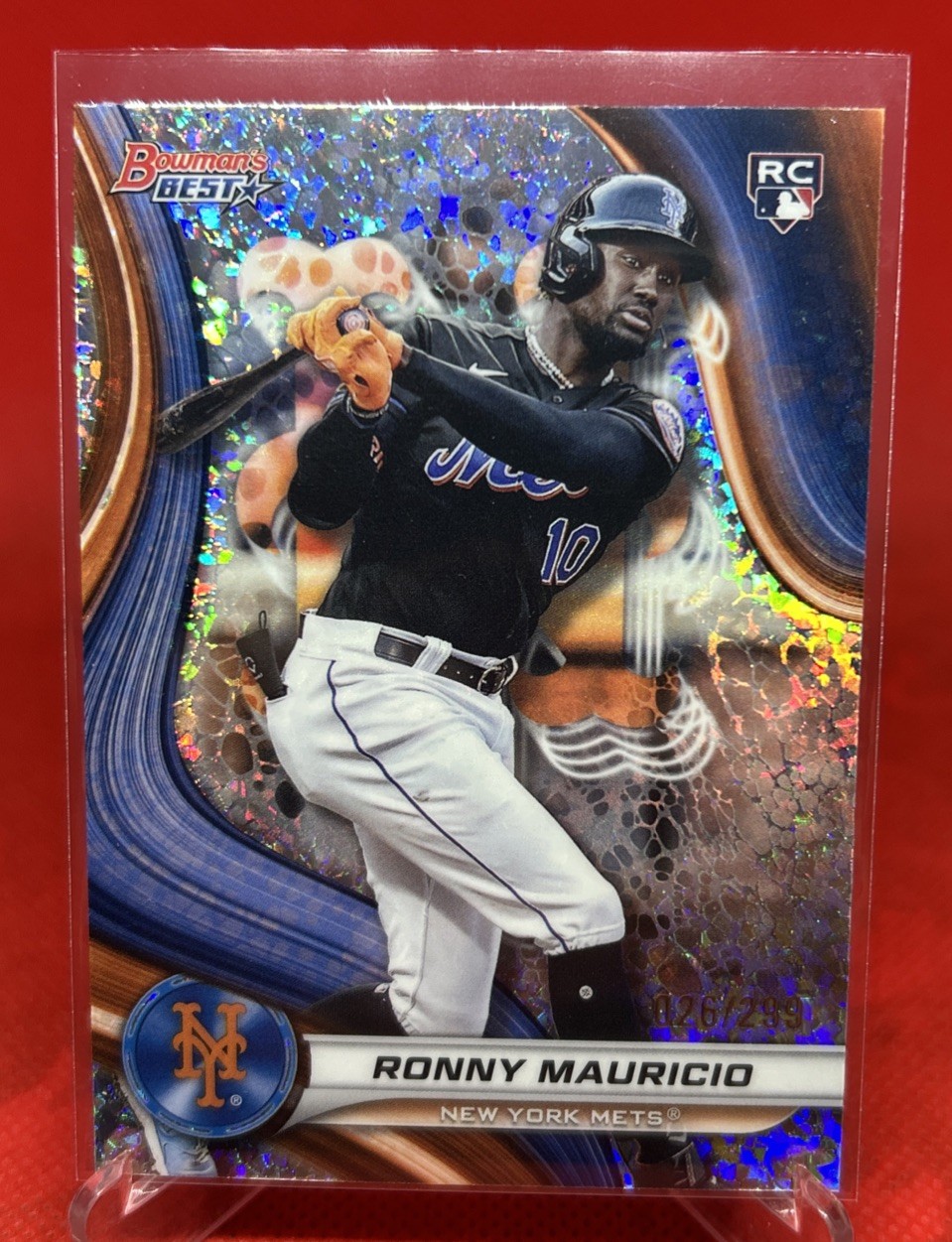 2024 Bowman's Best - Ronny Mauricio #41 Mini-Diamond Refractor 26/299 (RC)