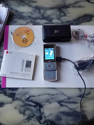 LG KE500 Slider Handy silber 2MP Kamera Bluetooth USB microSD FM-Radio 60MB - Bild 1 von 3