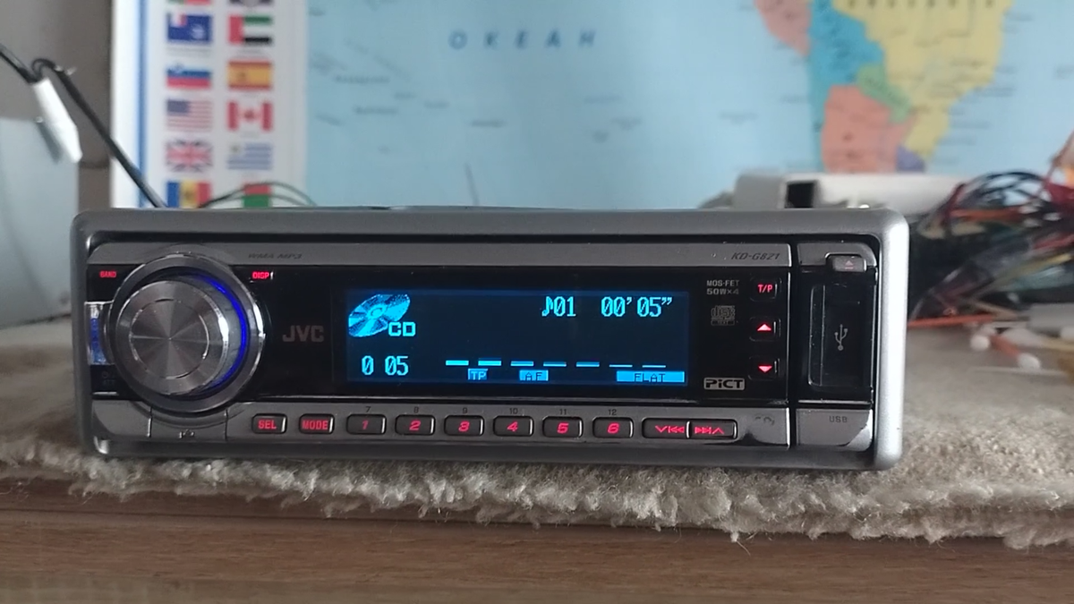 JVC KD-G821 Car Radio Stereo Mobile Media Station Fully Working
