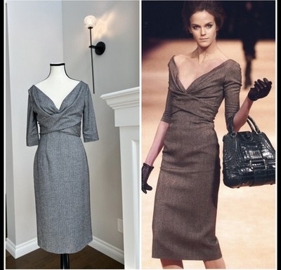 Vintage ALEXANDER McQUEEN   The Man Who Knew Too Much  Dress Size 40