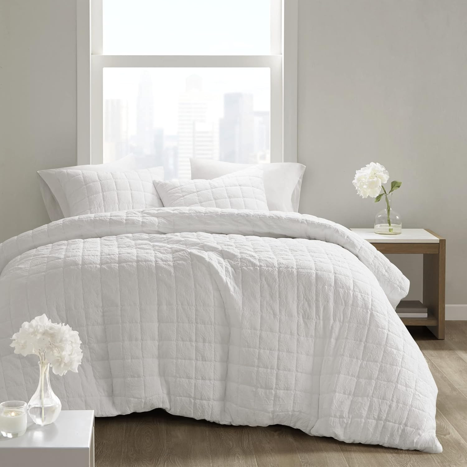 Cocoon King Comforter Set, Oversized Soft All-Season Bedding