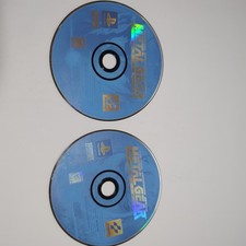 Metal Gear Solid Sony PlayStation 1 PS1 1998 Disc 1 and 2 No Case or Manual