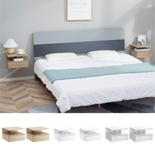 Floating Bedside Table Set of 2, Nightstand with Drawer for Bedroom