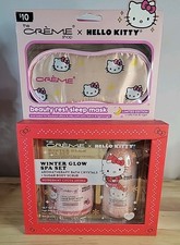 Hello Kitty Winter Glow Spa Set Peppermint Cocoa Aroma Plus Beauty Rest Mask
