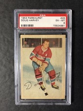 1953-54 Parkhurst Doug Harvey #26 PSA 6