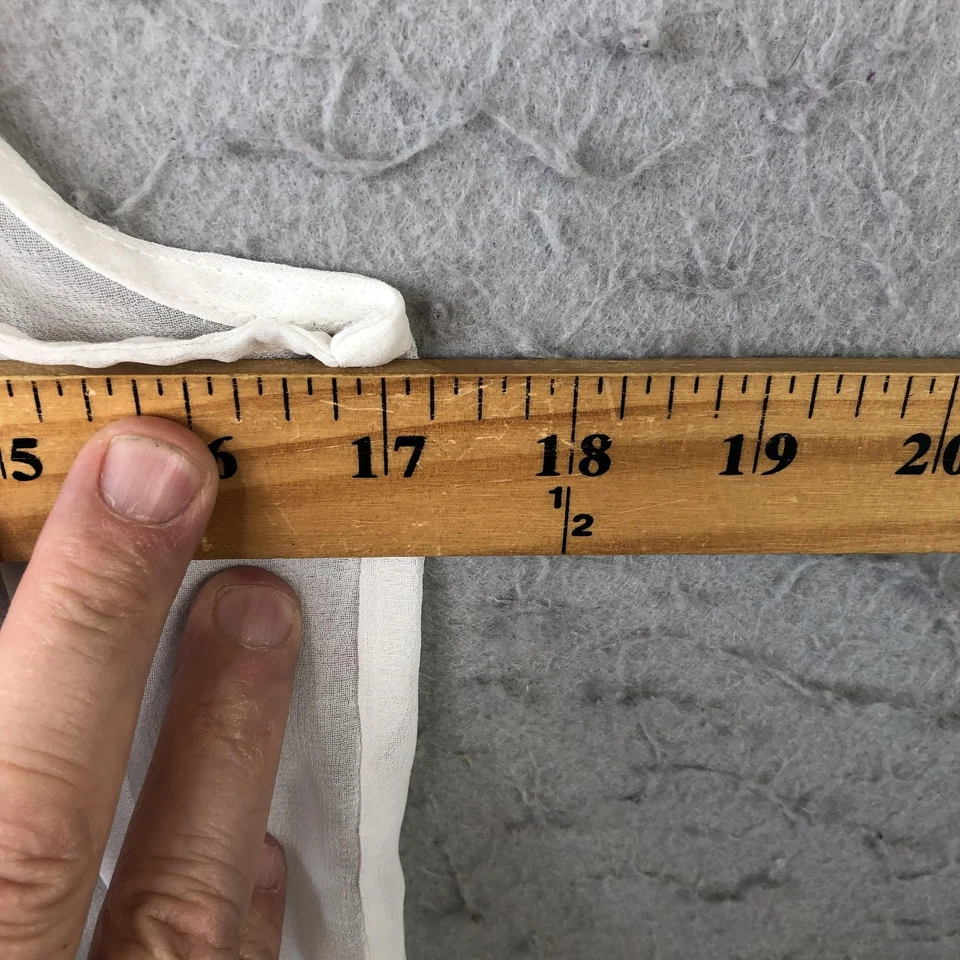 Mystree Blouse Womens Medium Sleeveless Sheer Button Front Boho Sheer Beach - Image 3 of 4