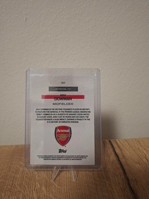 2025-26 Topps Arsenal Team Set Max Dowman RC Bona Fide Baller Holo