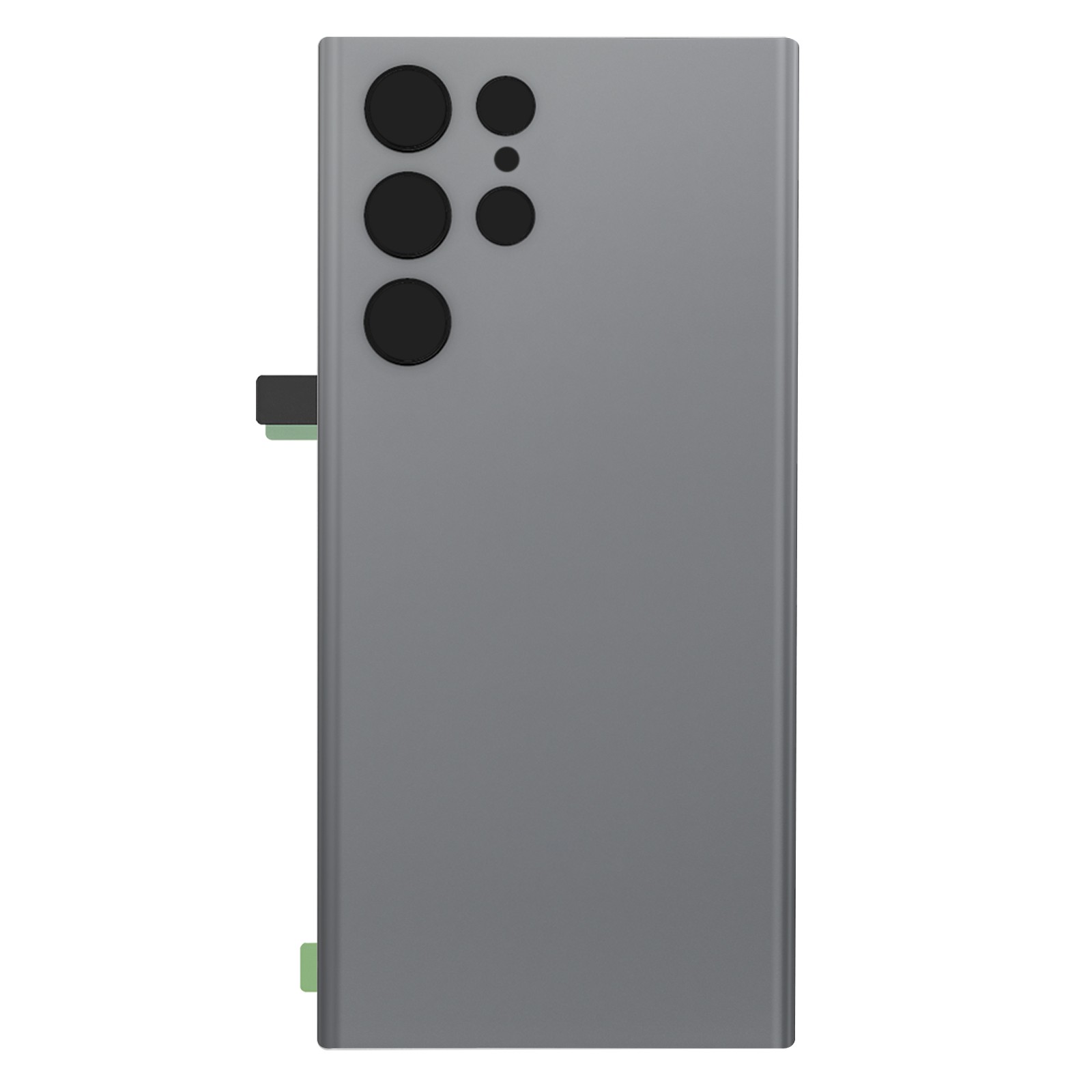 Dos de rechange Galaxy S22 Ultra gris face arrière châssis Clappio