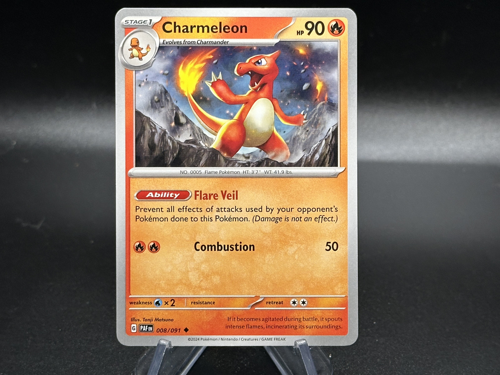 Charmeleon - 8/91 Paldean Fates - Pokémon TCG