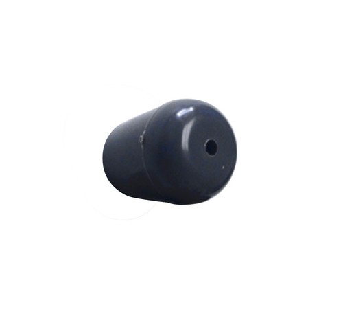 Replacement Folding Chair Tips 50 Pack Black 3/4 in Round PVC Tubular Leg Caps - Picture 5 of 5