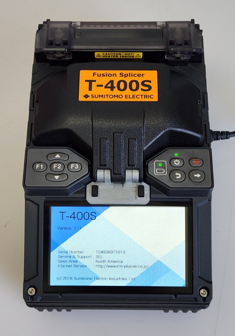 Sumitomo T-400S Active Clad Alignment Fusion Splicer FTTx Kit w/ FC-6S Cleaver