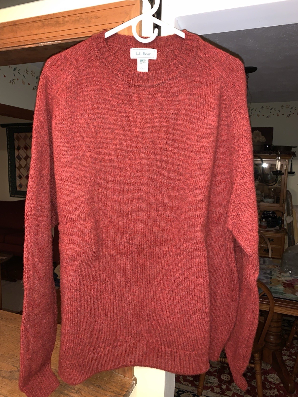 EXC Vtg L.L. Bean 100% WOOL Wools of New Zealand Made In Scotland Sweater Large