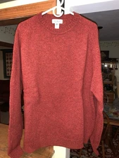 EXC Vtg L.L. Bean 100% WOOL Wools of New Zealand Made In Scotland Sweater Large