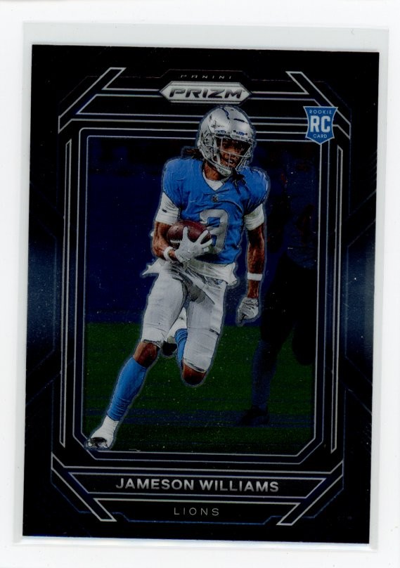 2022 Panini Chronicles #PB-13 Jameson Williams Prizm Black