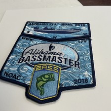 OA Lodge 179 Alibamu Noac 2018 Bassmaster Patch Set
