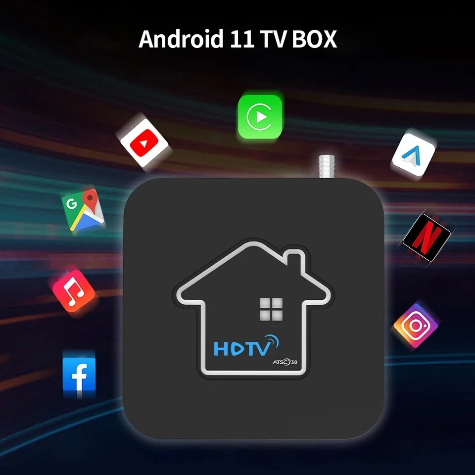 ATSC 3.0/1.0 4K 2160p Over-the-air Digital Tuner DVR Recorder TV Streaming Box - Image 4 of 4