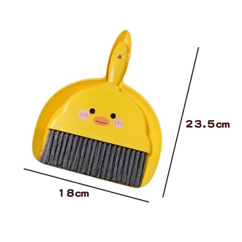 Mini Broom Dustpan Suit Student Kid Cleaning Brush Small Broom Set - Afbeelding 8 van 8