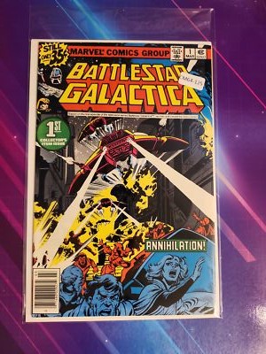 BATTLESTAR GALACTICA #1 VOL. 1 HIGH GRADE NEWSSTAND MARVEL COMIC BOOK ...