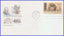 USA5 #1442 U/A HOUSE OF FARNAM FDC   Cable Car