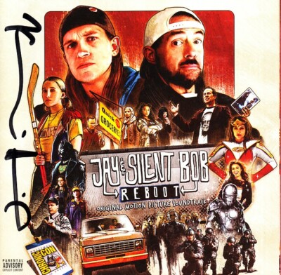 Kevin Smith autographed auto Jay & Silent Bob Reboot movie soundtrack CD booklet