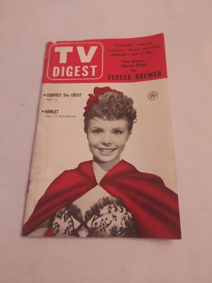 1953 April 25-May 1, TV Digest Magazine, Godfrey The Great & Hamlet  (MH418)