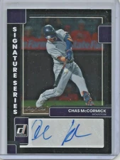 Chas McCormick 2022 Panini Donruss Signature Series Black Autograph #1/1