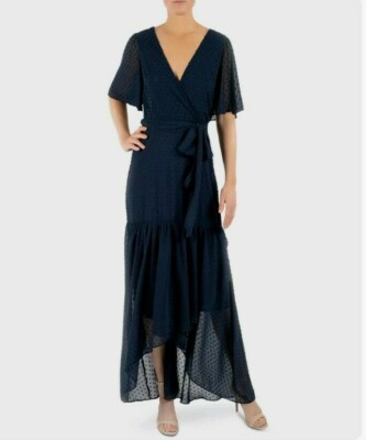 knee length dresses for ladies Donna Ricco Bateau Neckline Back Zip Closure Sleeveless Midi A-Line Dress