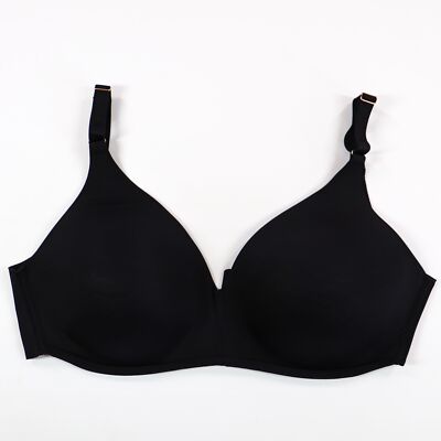 Soma Bra Size 38DD Vanishing 360 Wireless Wire Free Seamless TShirt Black