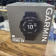 Garmin 010-02157-13 Fenix 6X Premium Multisport GPS Watch - Brown / Black  for sale online | eBay