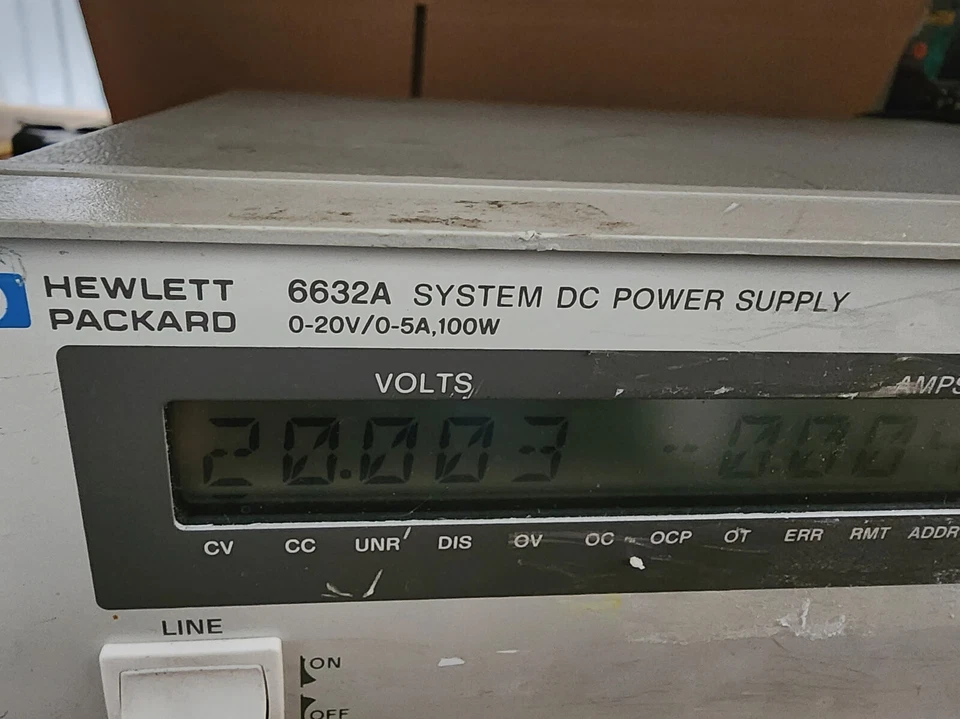 HP/Agilent 6632A System DC Power Supply 0-20V/0-5A/100W - Image 2 of 3