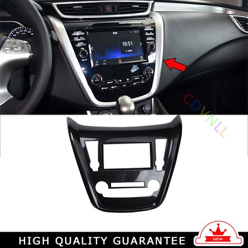 Central Console Navigation Cover Trim For Nissan Murano 2015-21 Carbon ...