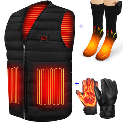 Unisex Electric Heated Warm Vest Heating Thermal Coat with