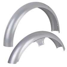 SET silber - Schutzbleche f&uuml;r S50, S51 & S70 - Kotfl&uuml;gel pulverbeschichtet
