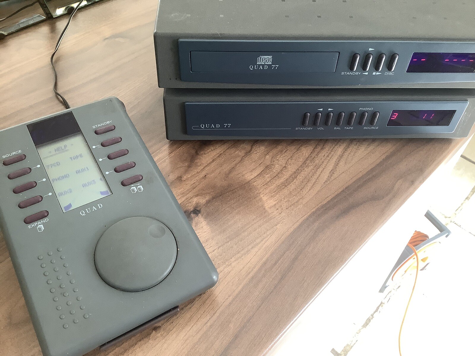 Quad 77 Preamp / CD Player / Rare Working System Remote eBay