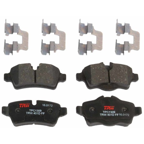 TXH1309 TRW New 2-Wheel Set Rear for Mini Cooper 2007-2015