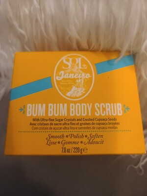 Sol De Janeiro Bum Bum Body Scrub With Ultra Fine Sugar - 7.8 oz / 220 g - NIB