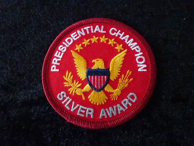 92) original US Sportabzeichen PCA Presidential Champions Award SILVER Patch