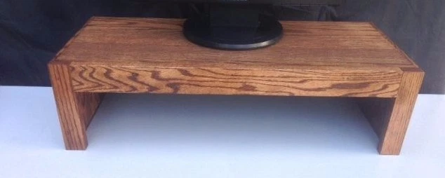 TV Riser Stand Soundbar Stand Modern Oak - Image 4 of 4