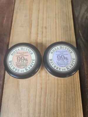 Perlier 99% Pure Shea Butter Tuberose & Lavender Extract NEW Travel Minis